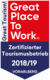 Great Place to Work 2018/2019